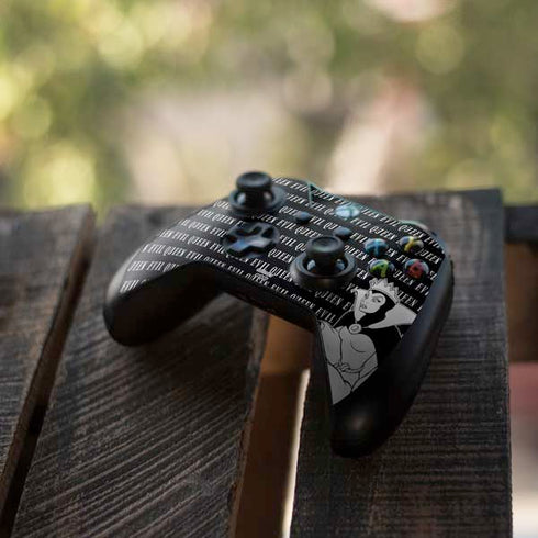Disney Villains Evil Queen Black and White Xbox One X Controller Skin