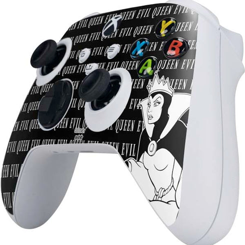 Disney Villains Evil Queen Black and White Xbox Series S Controller Skin