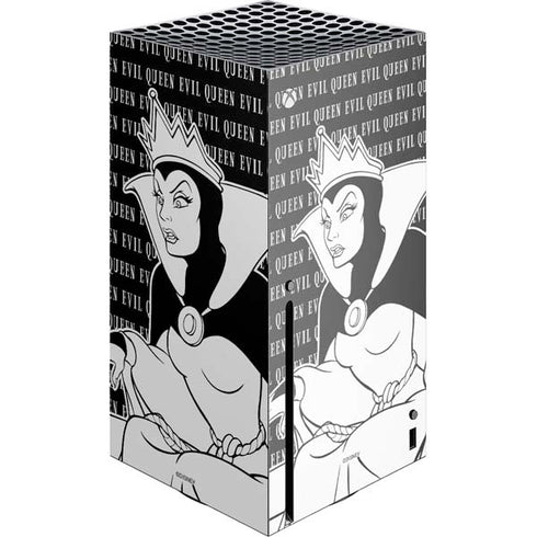 Disney Villains Evil Queen Black and White Xbox Series X Console Skin