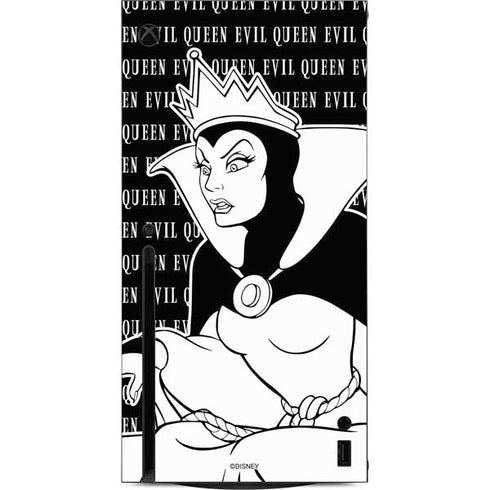 Disney Villains Evil Queen Black and White Xbox Series X Console Skin
