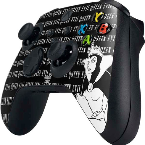 Disney Villains Evil Queen Black and White Xbox Series X Controller Skin
