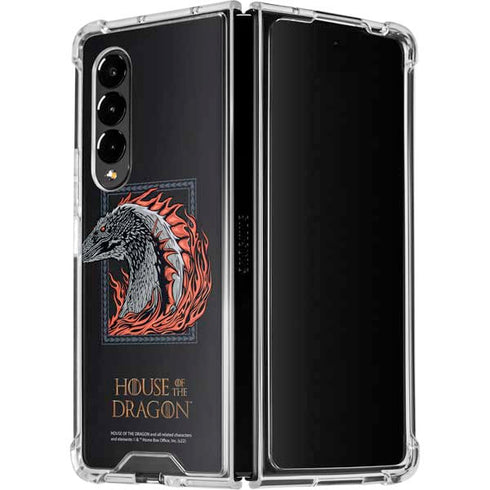 HBO House of the Dragon Eye of The Beholder Galaxy Z Fold4 5G Clear Case