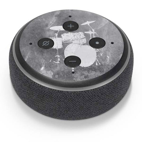 Faded Drumset Amazon Echo Dot Skin