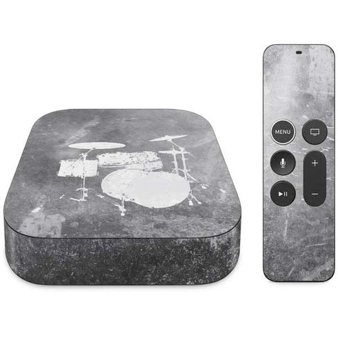 Faded Drumset Apple TV Skin