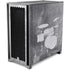 Faded Drumset Corsair 4000D Tempered Glass Mid-Tower ATX Case Skin