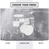 Faded Drumset Dell Vostro Skin