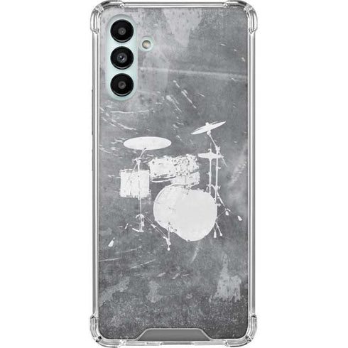 Faded Drumset Galaxy A13 5G Clear Case