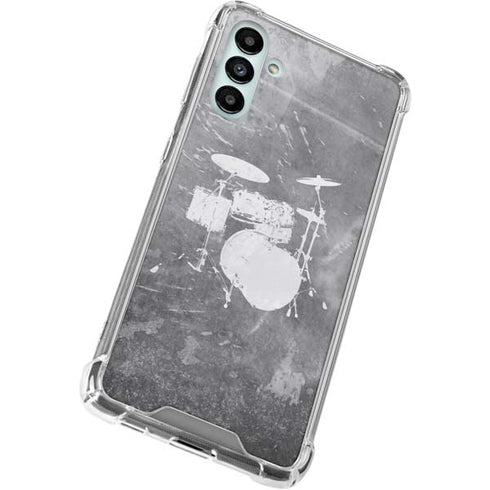 Faded Drumset Galaxy A13 5G Clear Case