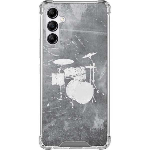 Faded Drumset Galaxy A14 5G Clear Case