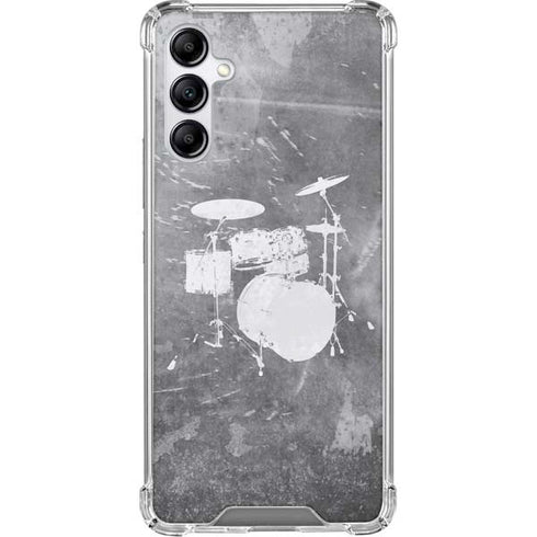 Faded Drumset Galaxy A15 5G Clear Case