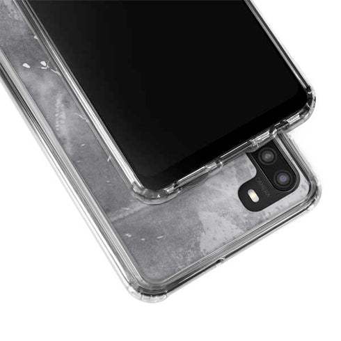 Faded Drumset Galaxy A21 Clear Case