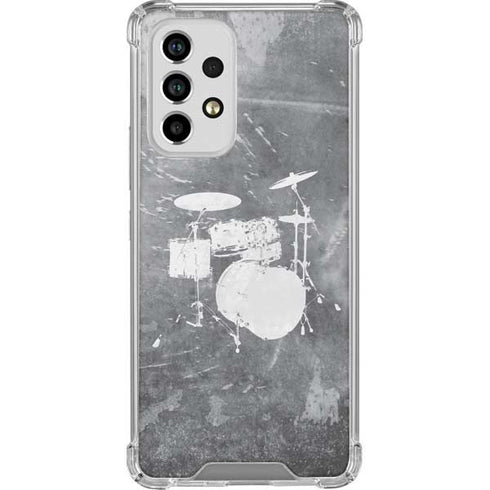 Faded Drumset Galaxy A33 5G Clear Case