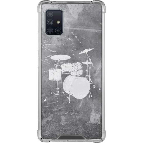 Faded Drumset Galaxy A51 5G Clear Case