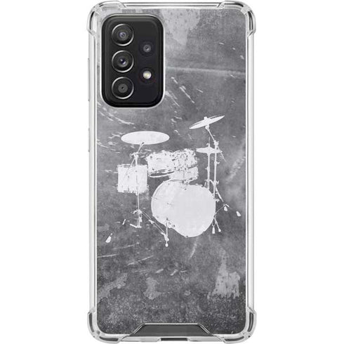 Faded Drumset Galaxy A52 5G Clear Case