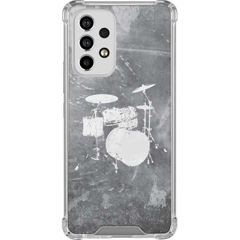 Faded Drumset Galaxy A53 5G Clear Case