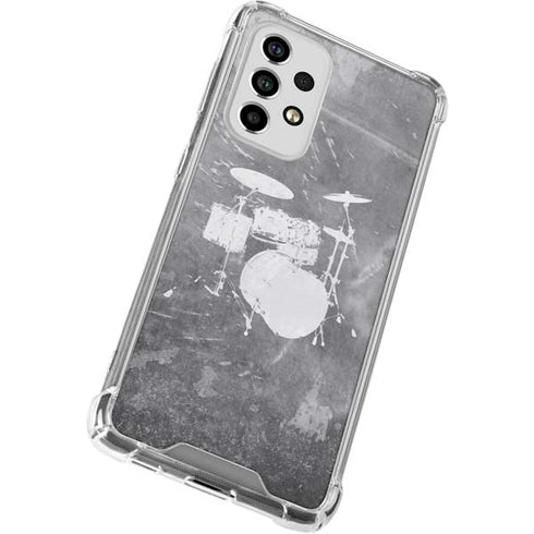 Faded Drumset Galaxy A53 5G Clear Case