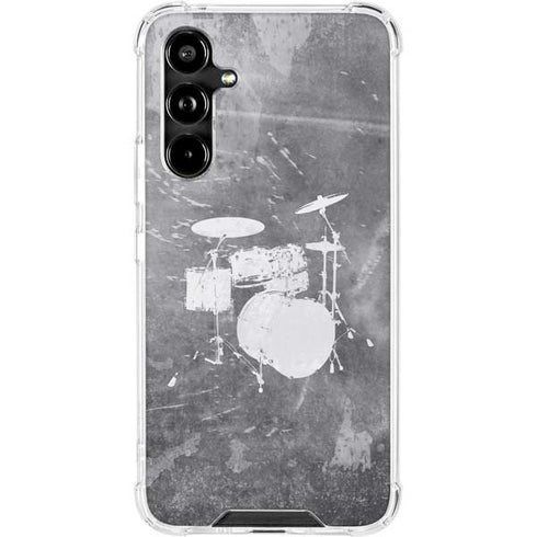Faded Drumset Galaxy A54 5G Clear Case