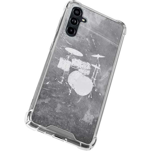 Faded Drumset Galaxy A54 5G Clear Case