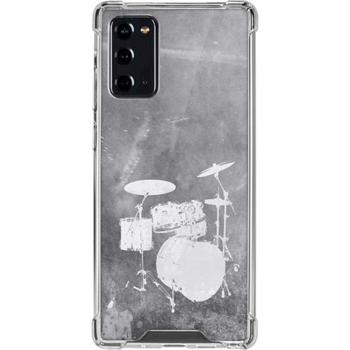 Faded Drumset Galaxy Note20 5G Clear Case