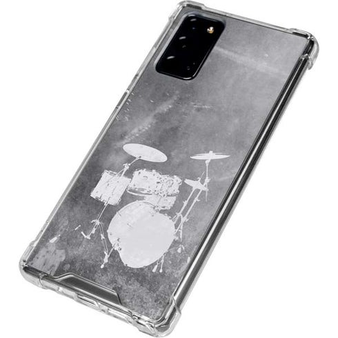 Faded Drumset Galaxy Note20 5G Clear Case
