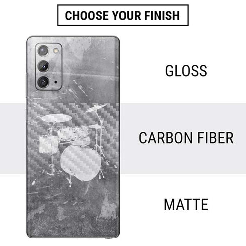 Faded Drumset Galaxy Note20 5G Skin