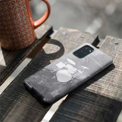 Faded Drumset Galaxy S20 Plus Pro Case