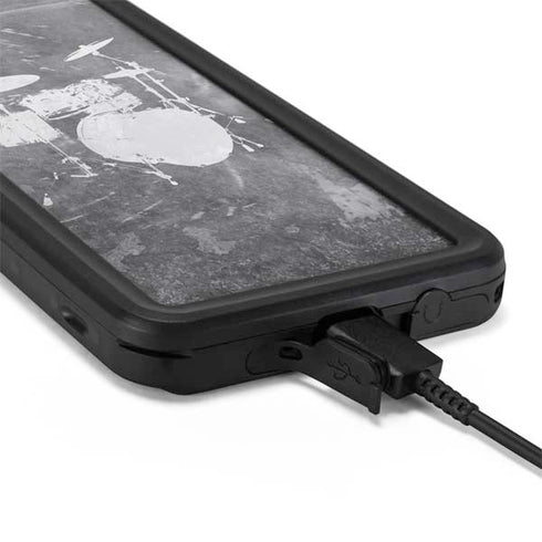 Faded Drumset Galaxy S20 Plus Waterproof Case