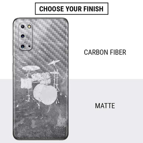Faded Drumset Galaxy S20 Skin