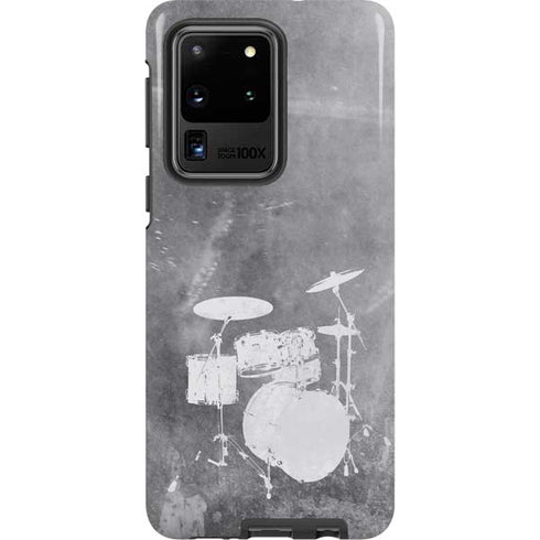 Faded Drumset Galaxy S20 Ultra 5G Pro Case