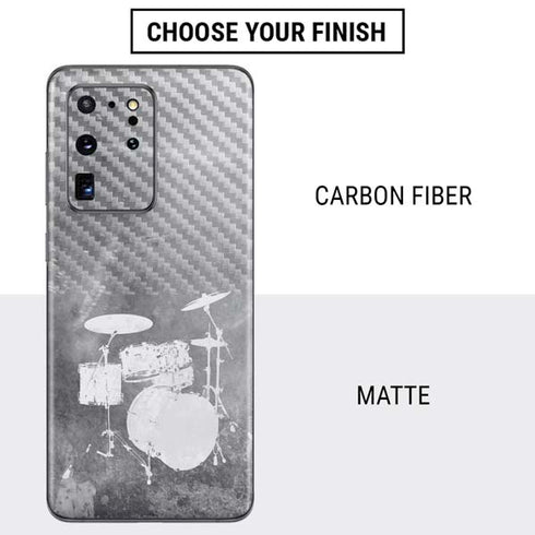 Faded Drumset Galaxy S20 Ultra 5G Skin
