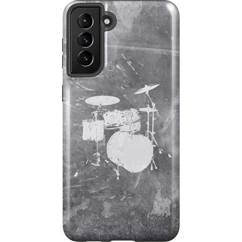 Faded Drumset Galaxy S21 FE Pro Case