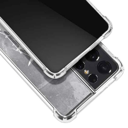 Faded Drumset Galaxy S21 Ultra 5G Clear Case