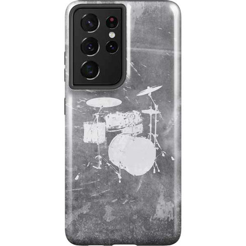 Faded Drumset Galaxy S21 Ultra 5G Pro Case
