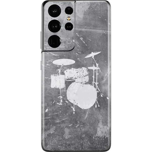 Faded Drumset Galaxy S21 Ultra 5G Skin