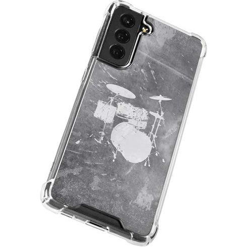 Faded Drumset Galaxy S22 Plus Clear Case