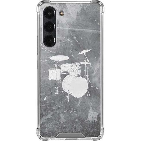 Faded Drumset Galaxy S23 Plus Clear Case