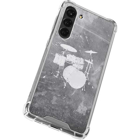 Faded Drumset Galaxy S23 Plus Clear Case
