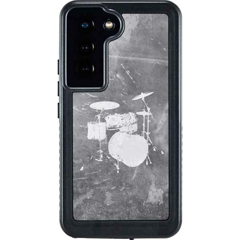 Faded Drumset Galaxy S23 Waterproof Case