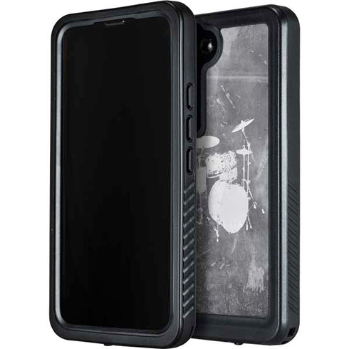 Faded Drumset Galaxy S23 Waterproof Case