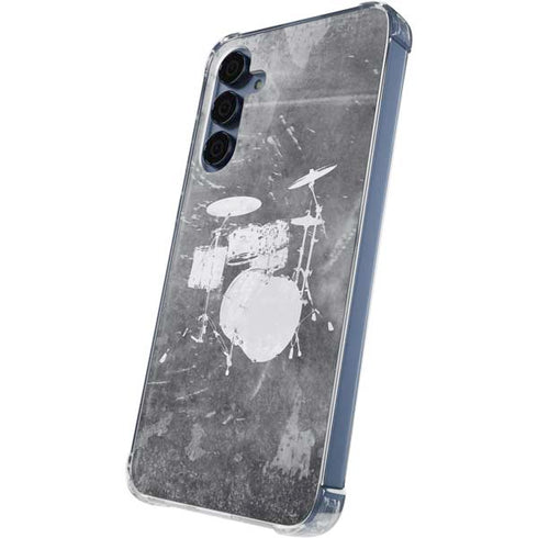 Faded Drumset Galaxy S24 Clear Case