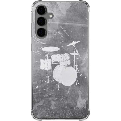 Faded Drumset Galaxy S24 Plus Clear Case