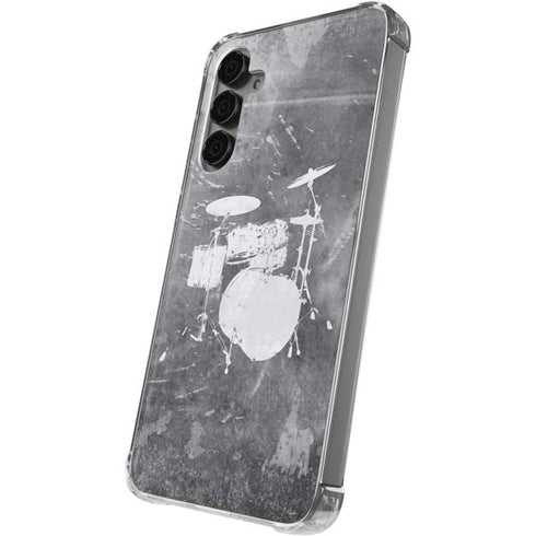 Faded Drumset Galaxy S24 Plus Clear Case