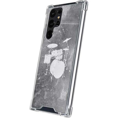 Faded Drumset Galaxy S24 Ultra Clear Case