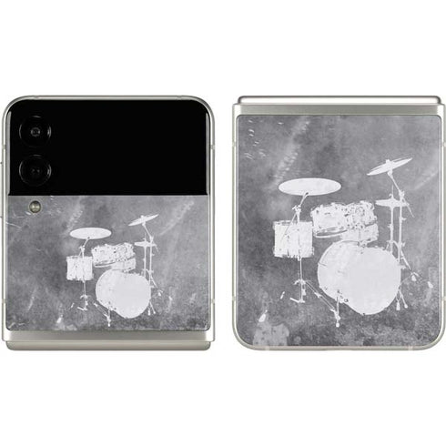 Faded Drumset Galaxy Z Flip3 5G Skin
