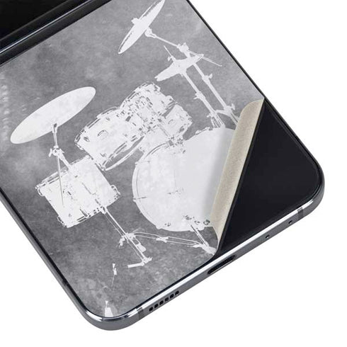 Faded Drumset Galaxy Z Flip5 5G Skin