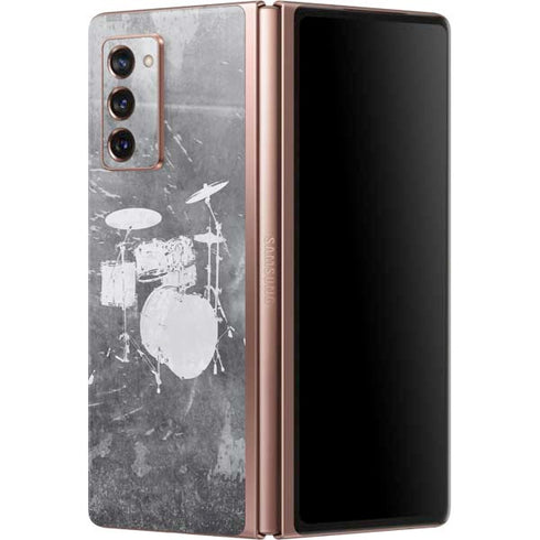 Faded Drumset Galaxy Z Fold2 5G Skin