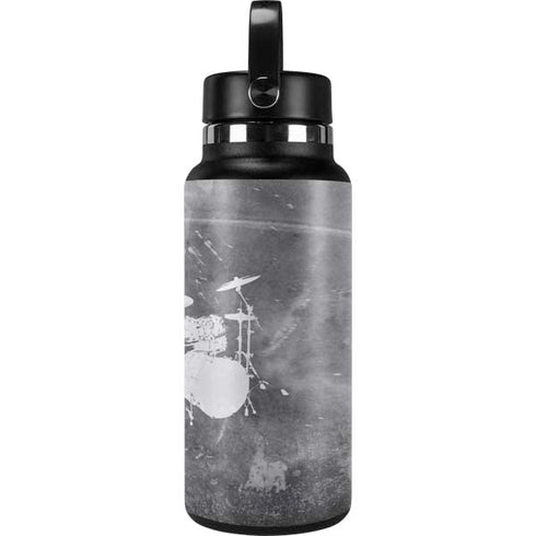 Faded Drumset Hydro Flask 32oz Wide Mouth Skin
