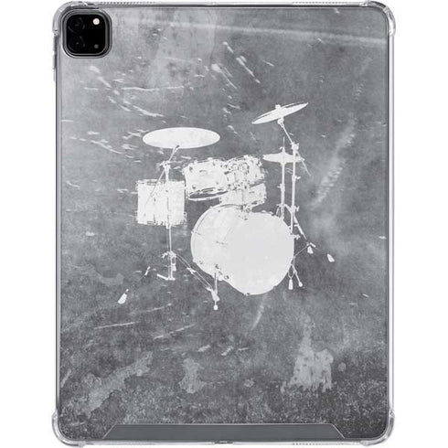 Faded Drumset iPad Pro 12.9in (2020) Clear Case