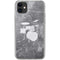 Faded Drumset iPhone 11 Clear Case