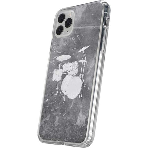 Faded Drumset iPhone 11 Pro Clear Case